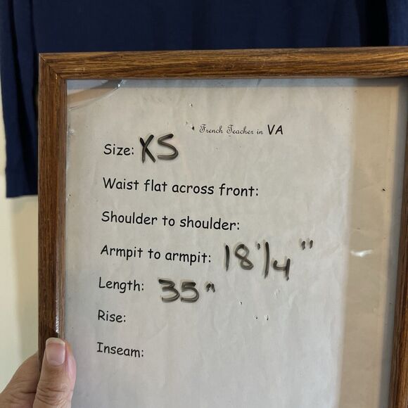 Lilly Pulitzer Joyce T Shirt Dress Sz XS Blue V Neck 3/4 Sleeve UPF 50 Casual - Picture 5 of 5